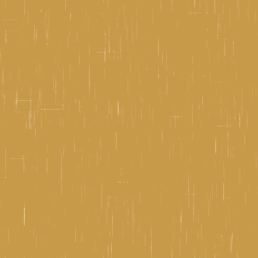 Mid Mod Atomic Linen Texture Mustard Wallpaper⁠