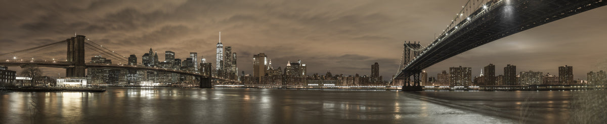 Gotham Bridgescape Wall Mural in your room