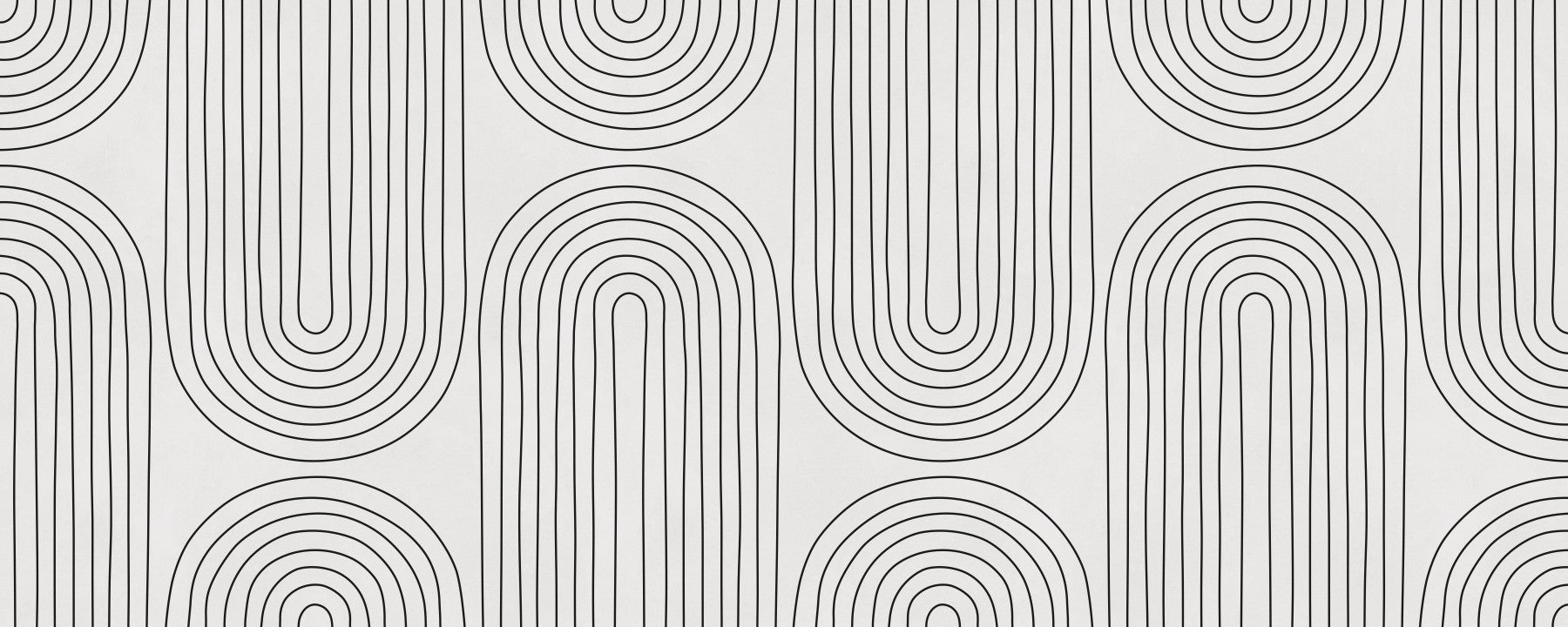 Arched Simplicity Wall Mural in your room — zoomed