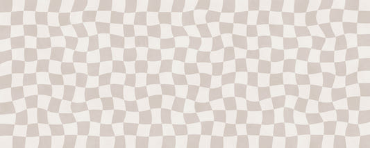 Wavy Checkered Dream Wall Mural