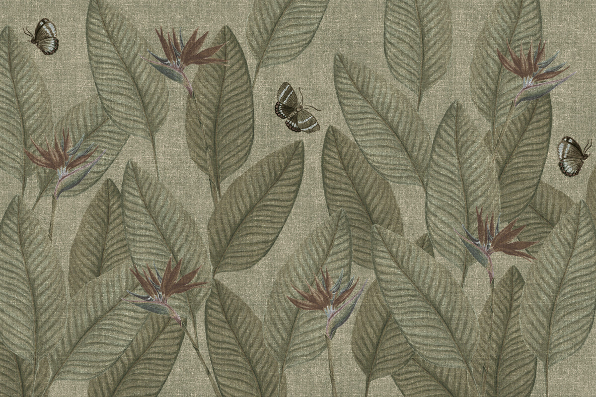 Jungle Life Antique Wall Mural
