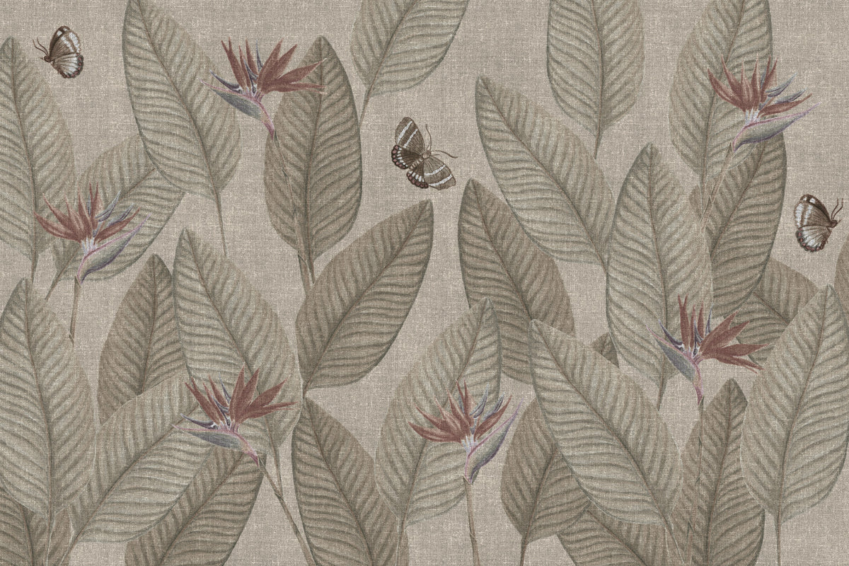 Jungle Life Muted Wall Mural