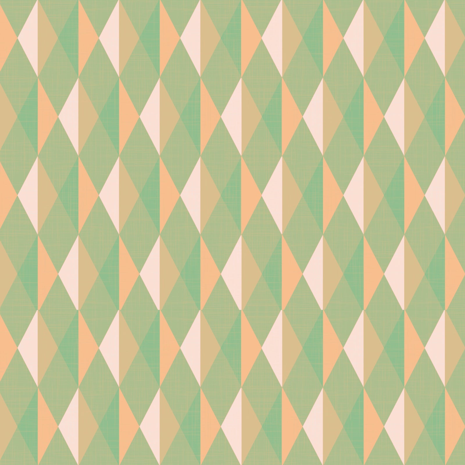 Mint & Peach Triangles Wallpaper‚Å†