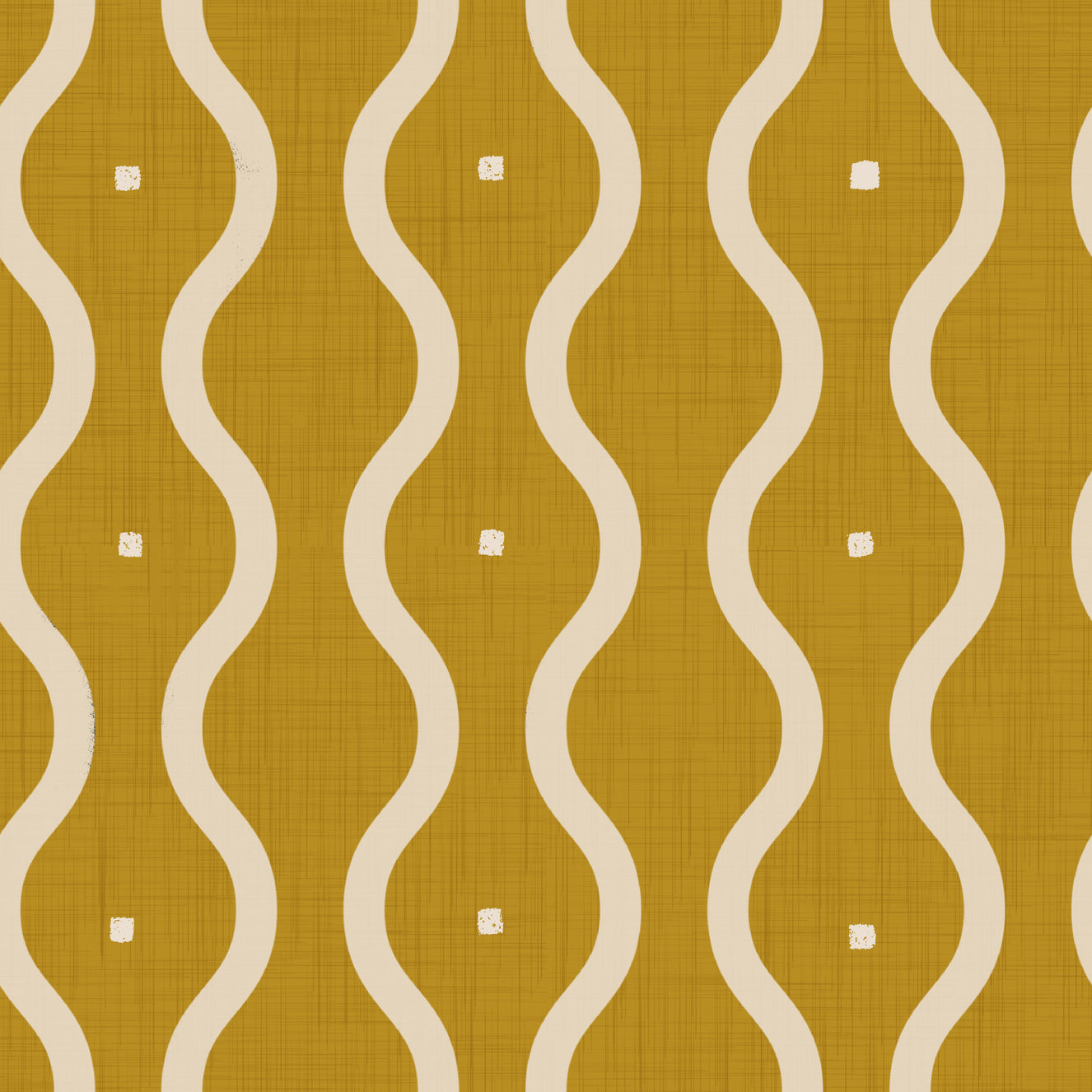 Groovy Golden Waves Wallpaper⁠