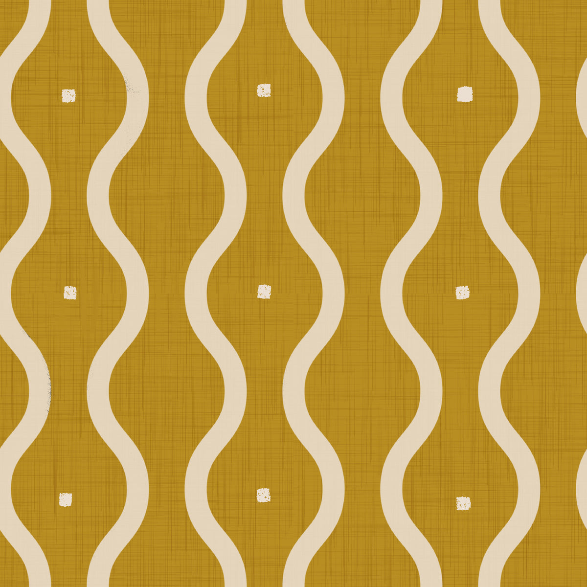 Groovy Golden Waves Wallpaper⁠