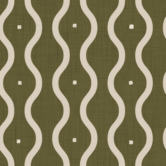 Olive Grove Waves Wallpaper‚Å†