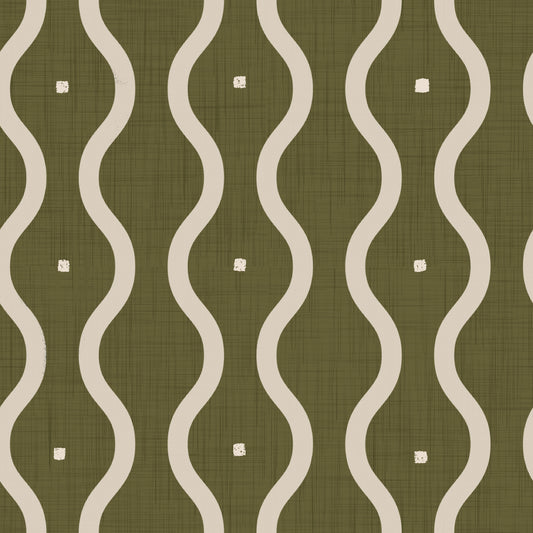 Olive Grove Waves Wallpaper⁠