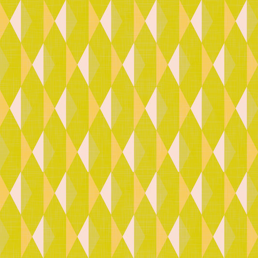 Lemon Rhombus Wall Mural