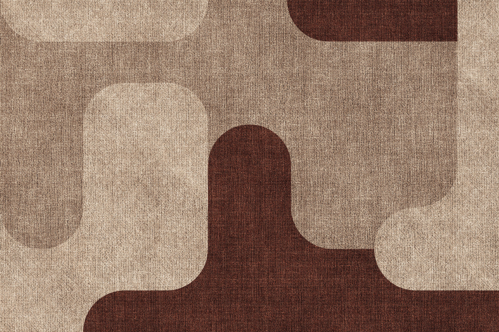 Earthy Curves Design Wall Mural