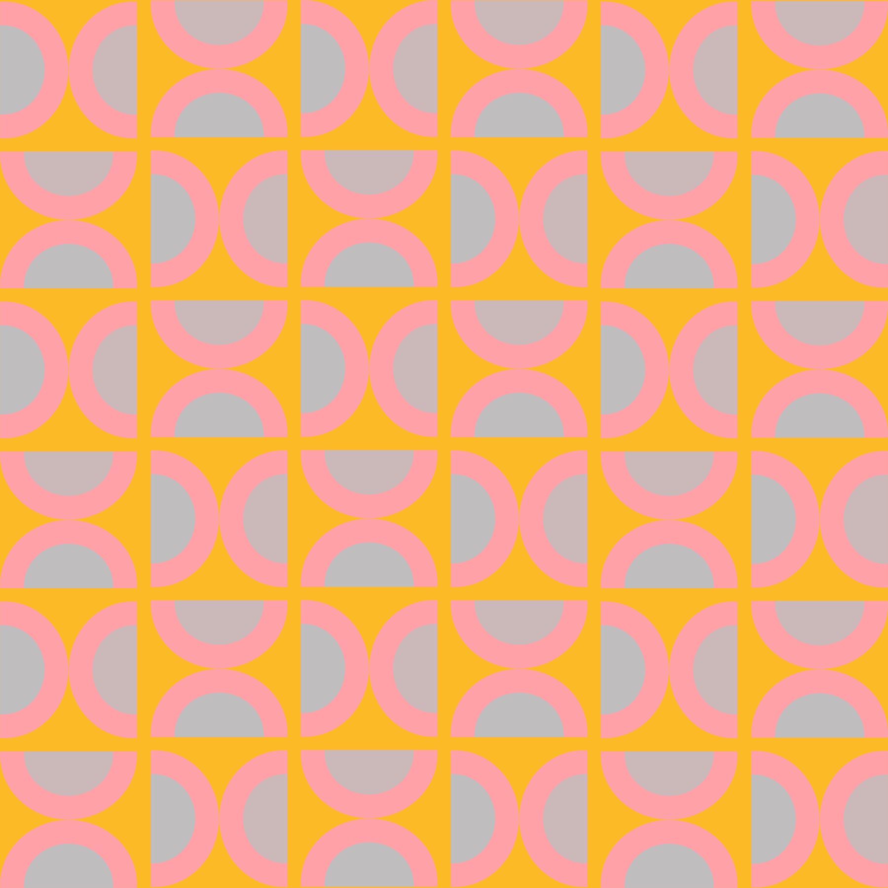 Papier peint mural Pop demi-cercle