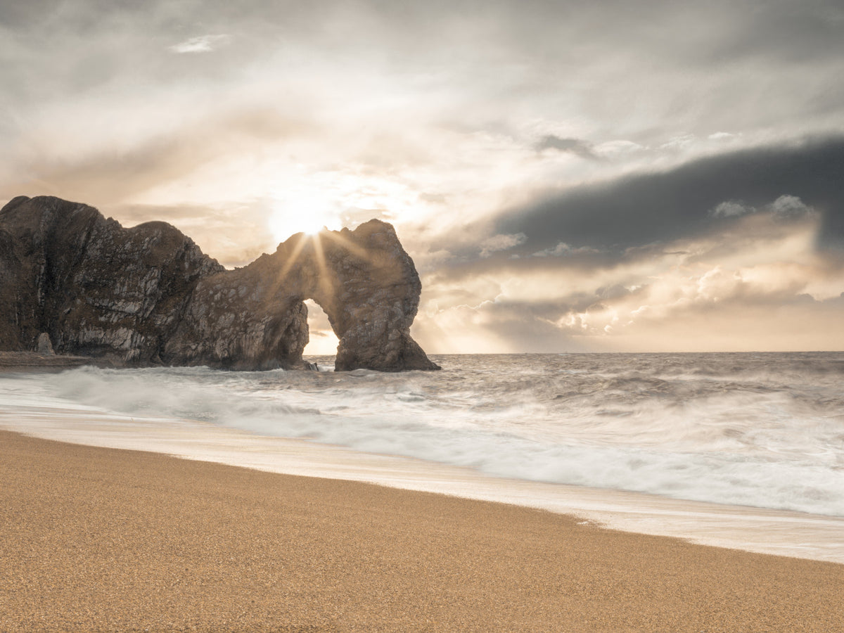 Durdle Door Wall Mural in your room — zoomed