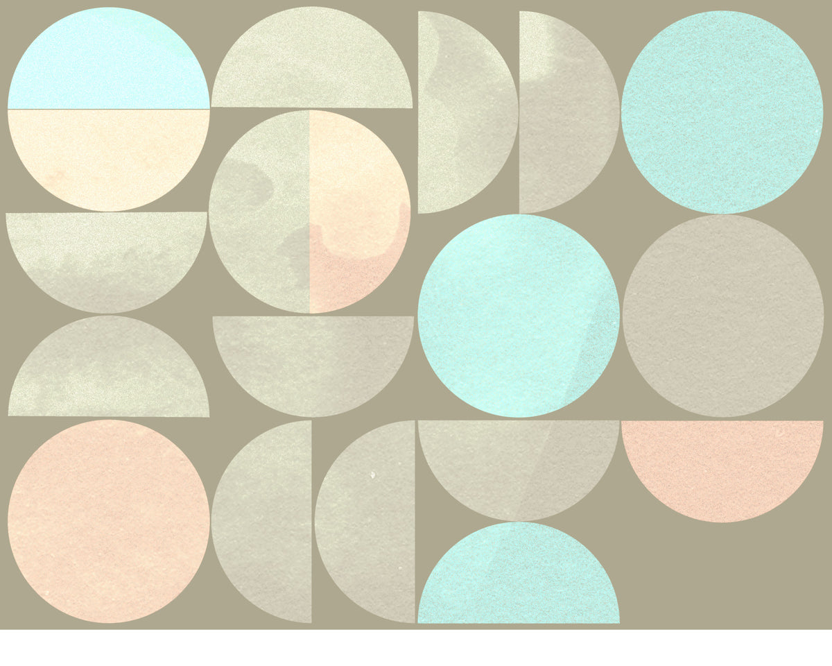 Soft Circle Symphony Wall Mural in your room