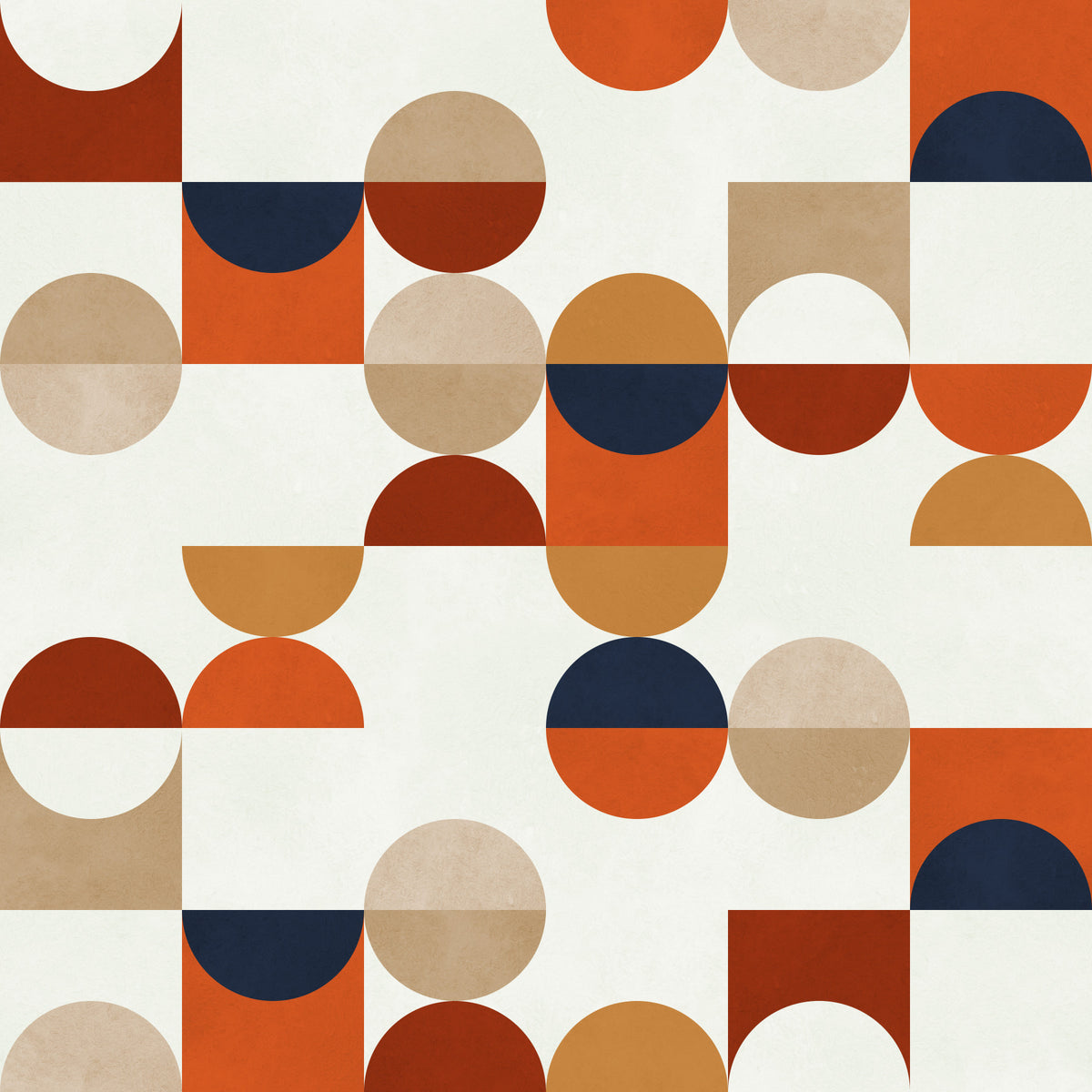 Terra Tones Tiles Wallpaper⁠ in your room