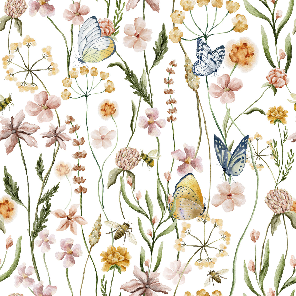 Wildflower Whispers Wallpaper⁠
