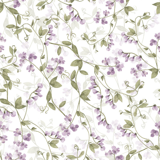 Lilac Vines Meadow Wallpaper⁠