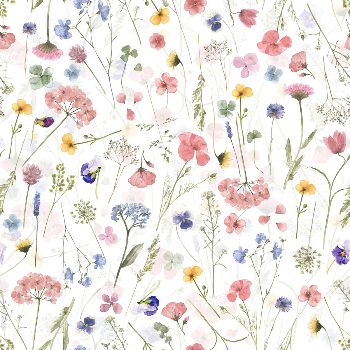 Wildflower Waltz Wallpaper⁠ in your room — zoomed