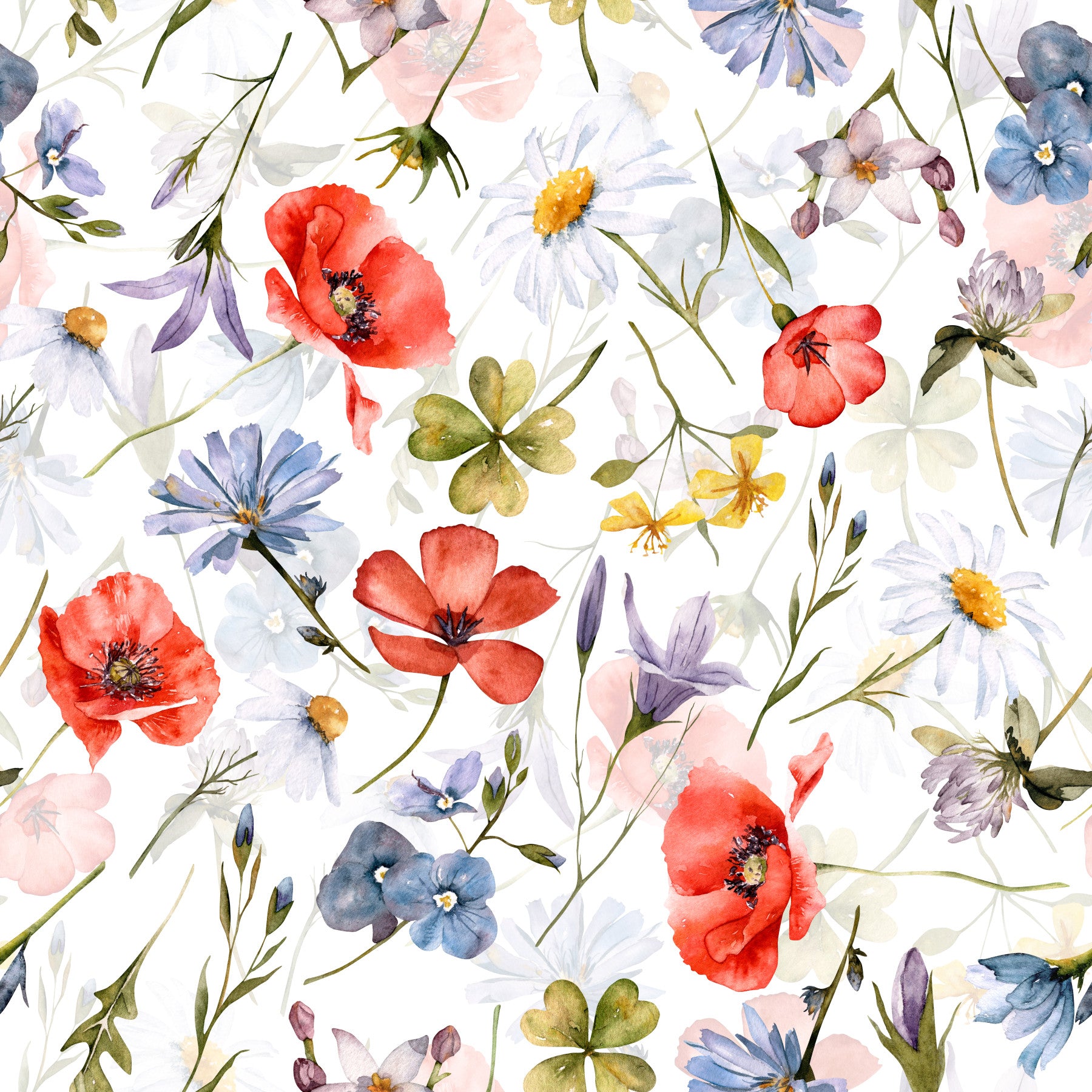 Botanical Serenity Wallpaper⁠ in your room — zoomed