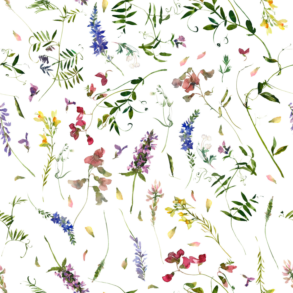Watercolor Wildest Wildflower Dreams Wallpaper⁠