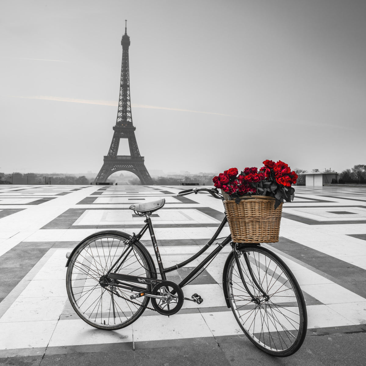 Parisian Love Story Wall Mural