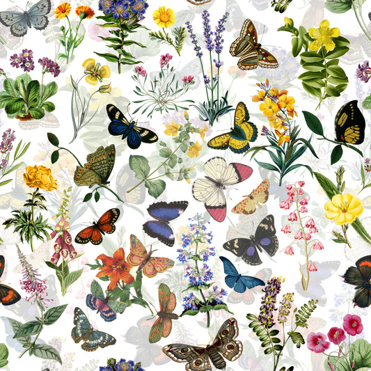 Fluttering Blooms Wallpaper‚Å†