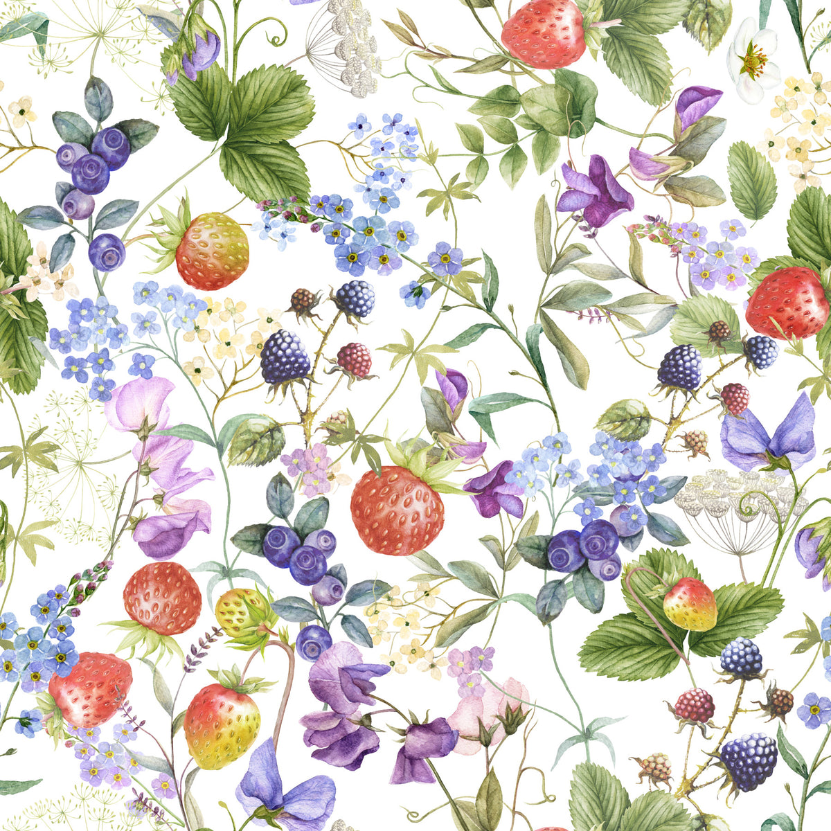 Wildflower Patch Wallpaper⁠ in your room