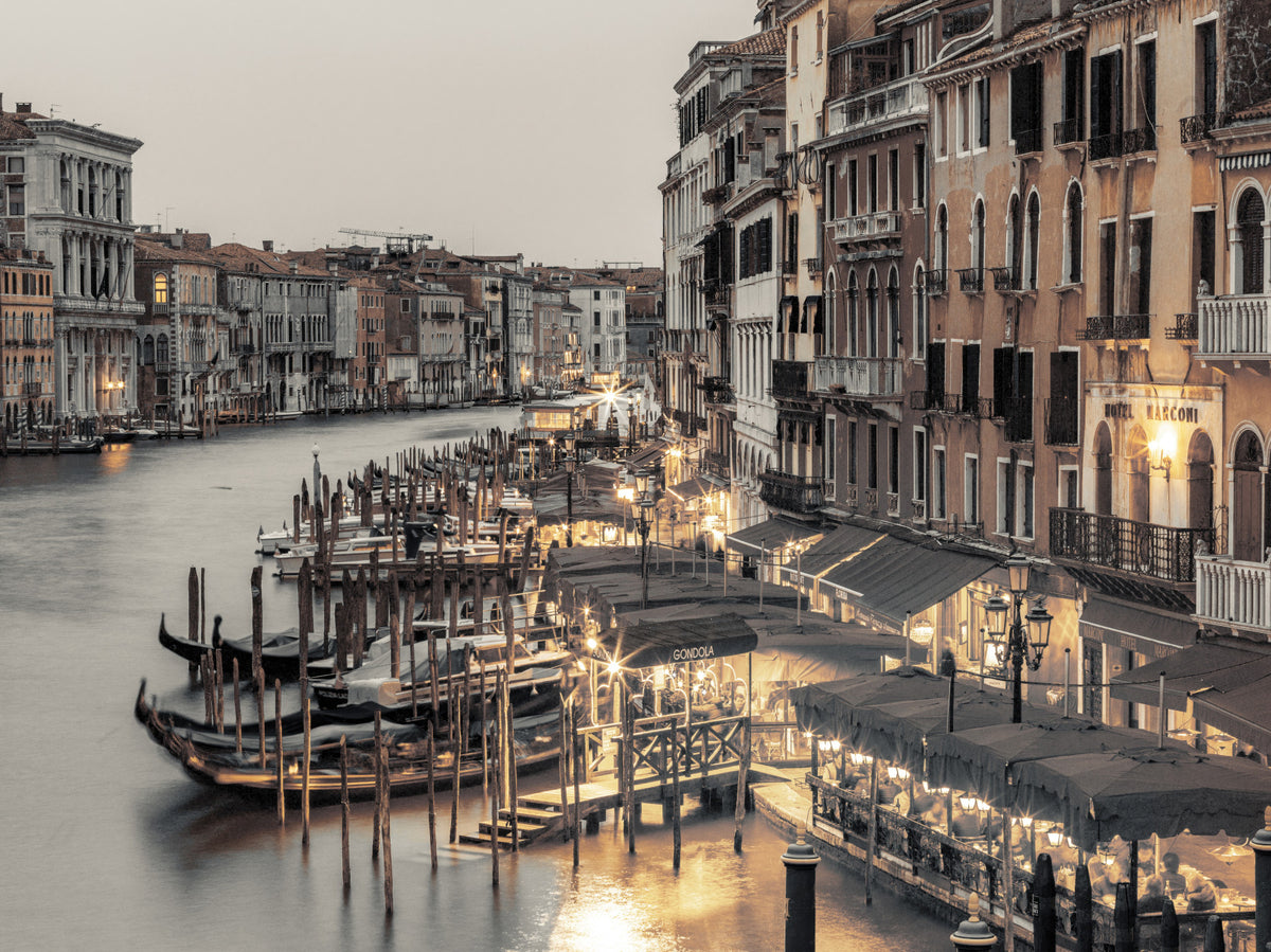Venetian Canal Evening Wall Mural