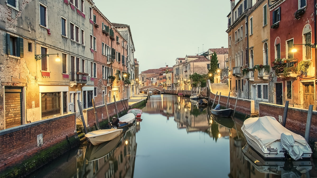 Venetian Canal Dreams Wall Mural in your room — zoomed