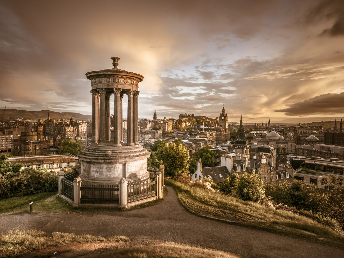 Calton Hill Wall Mural