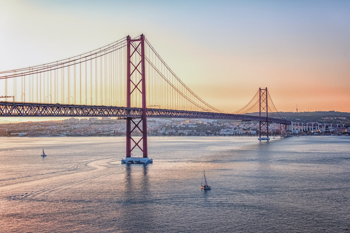 Lisbon's Light Wall Mural in your room — zoomed