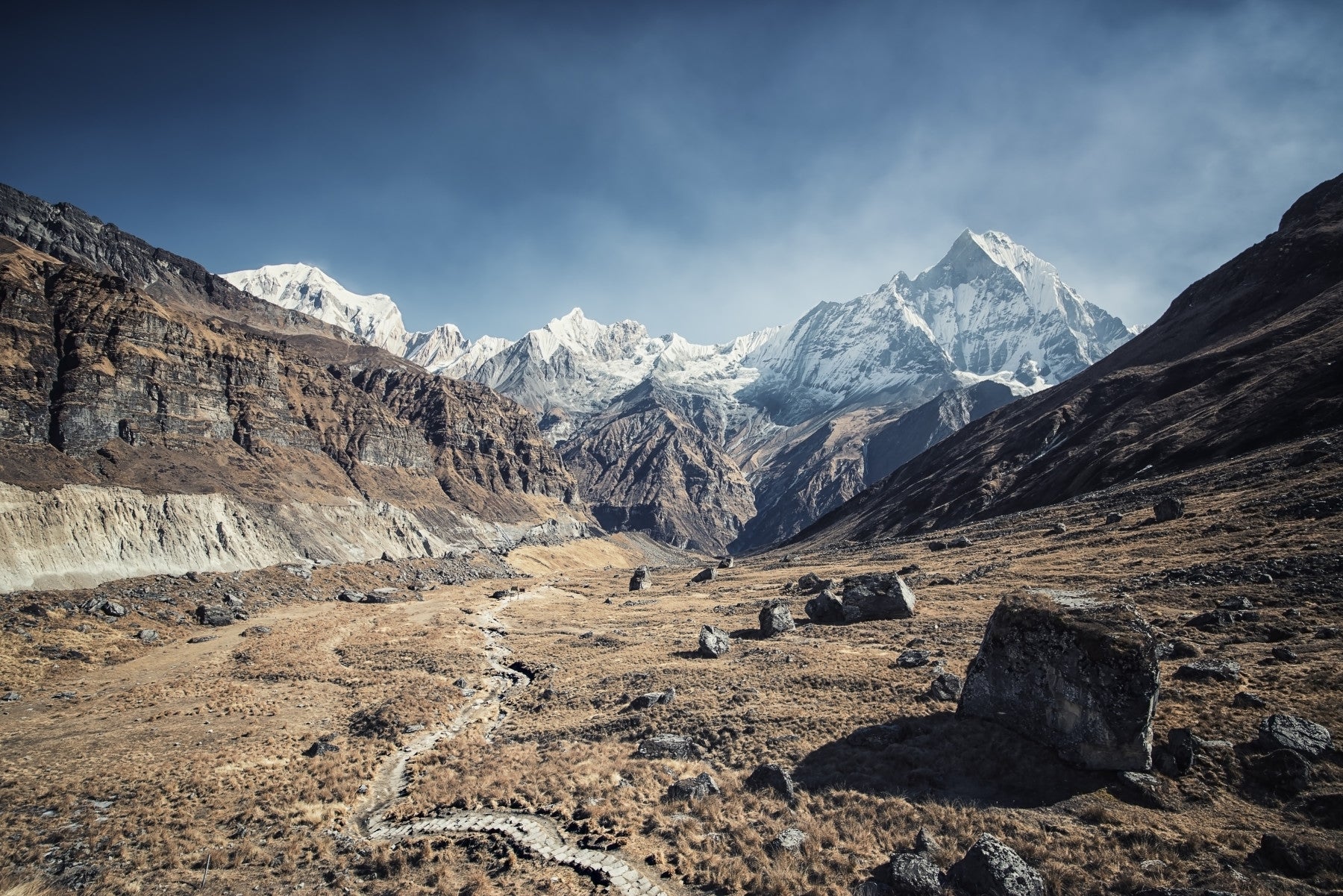 Peaks of Tranquility Wall Mural in your room — zoomed