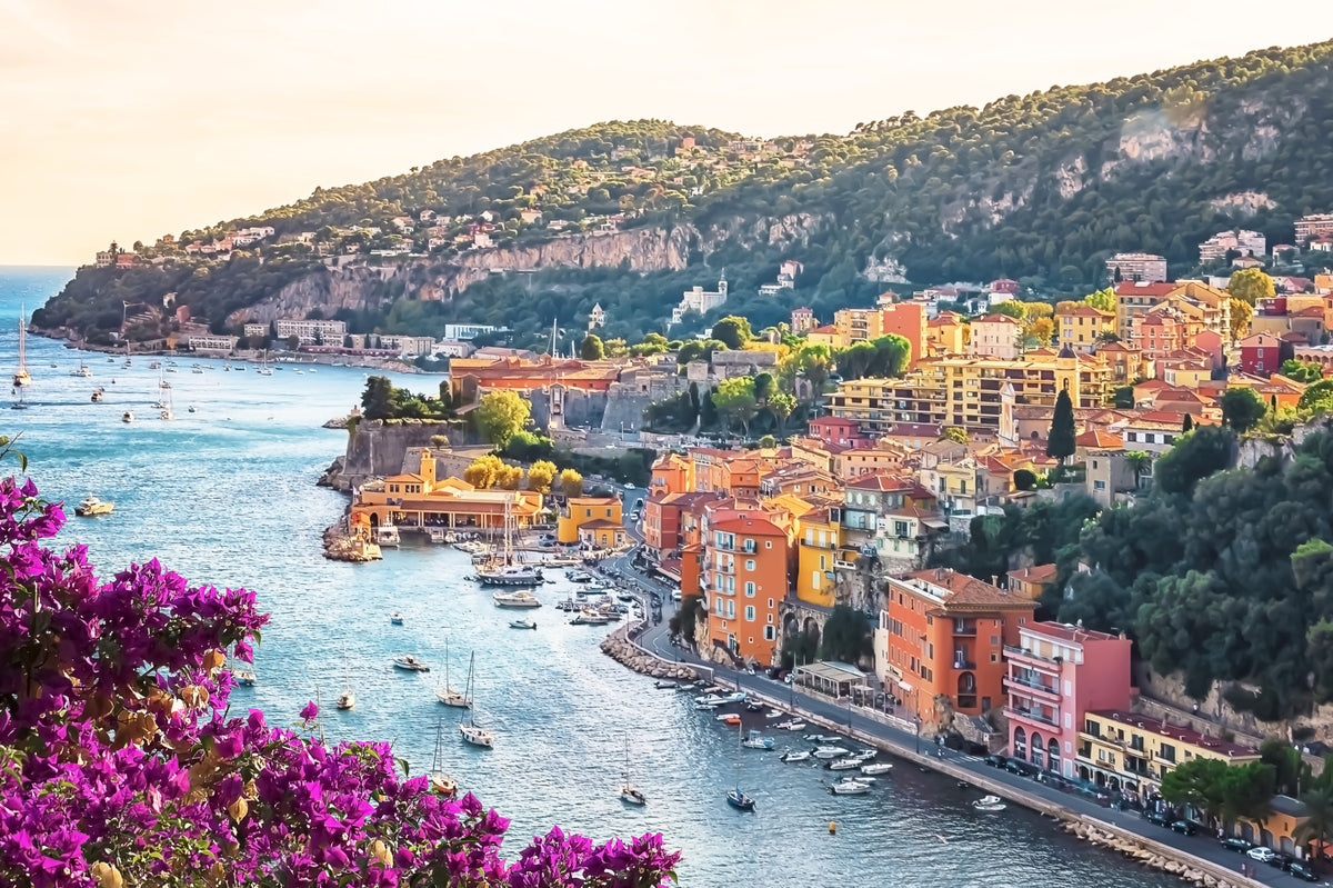 Villefranche View Wall Mural in your room — zoomed