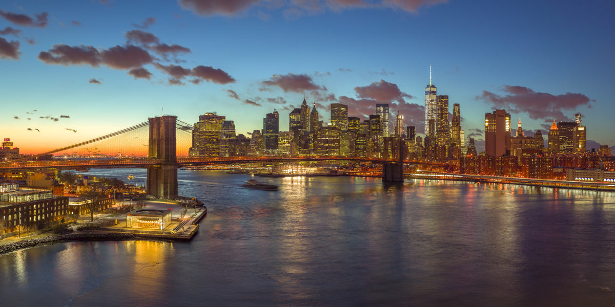 NYC Twilight Sparkle Wall Mural in your room — zoomed