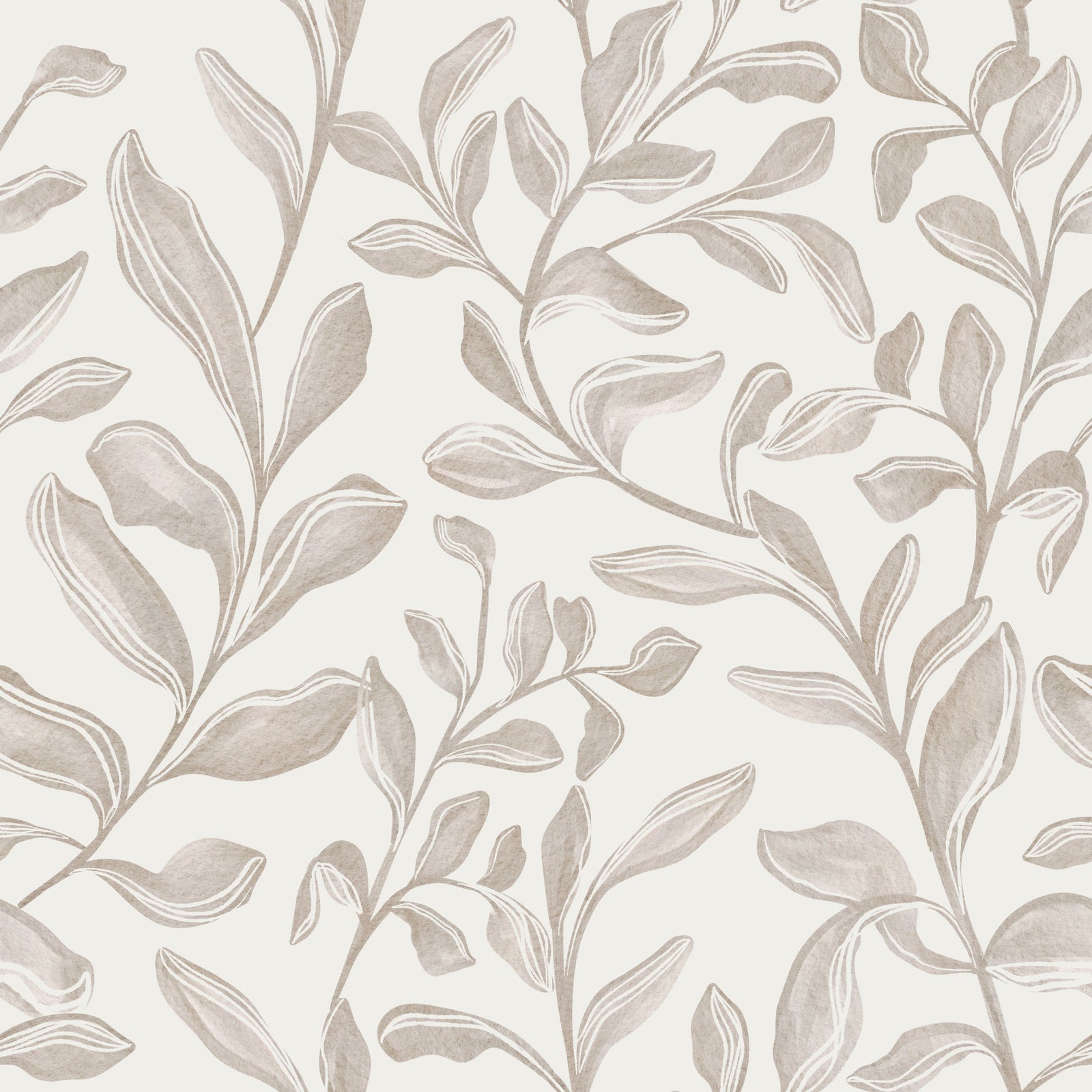 Watercolor Leaves Wallpaper⁠