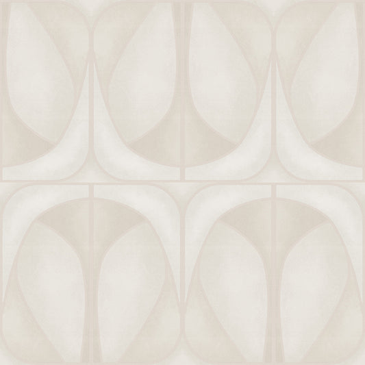 Softy DeÃÄco Geometries -  Cloud Dancer Wallpaper‚Å†