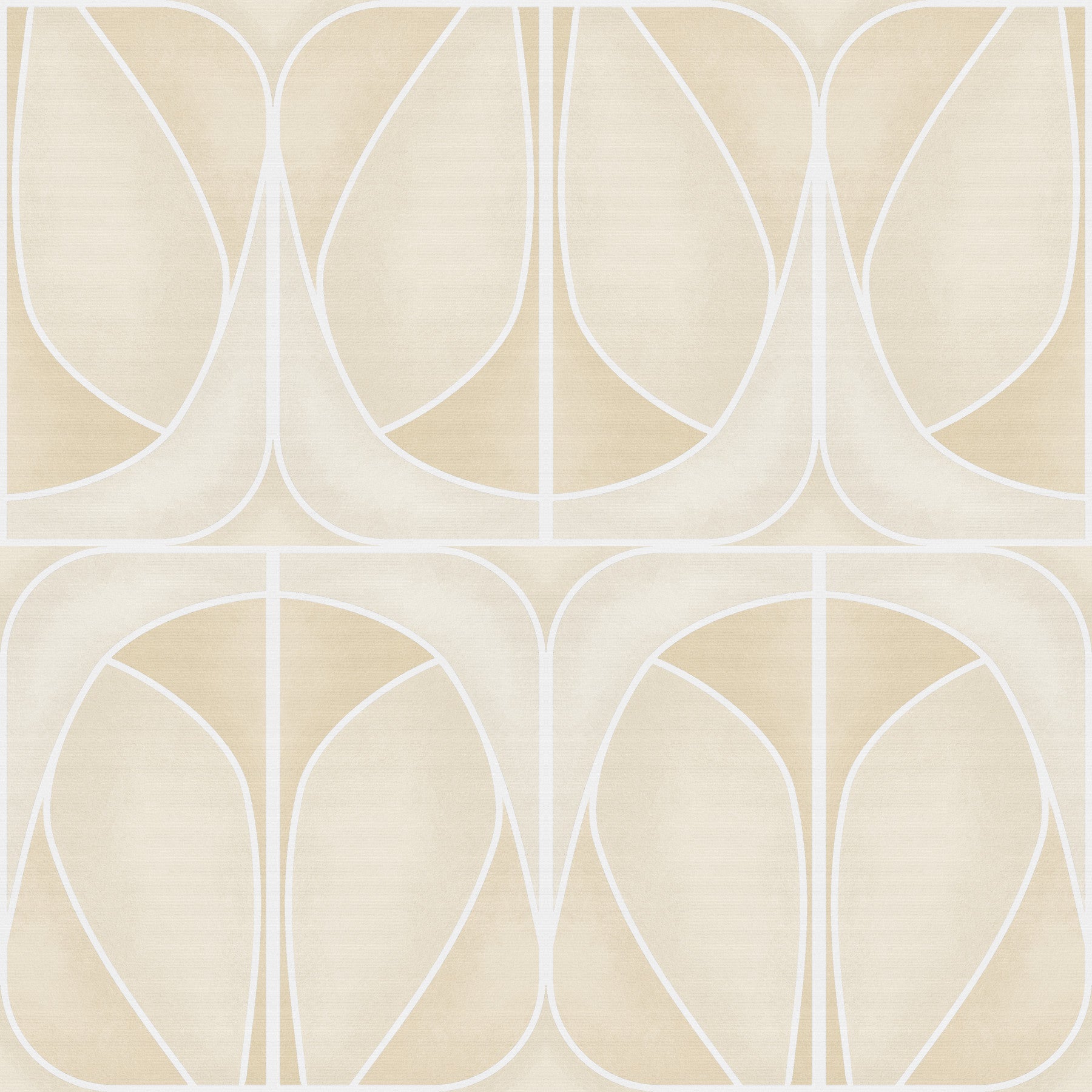 Softy Dèco Geometries -  Sand Charm Wallpaper⁠ in your room — zoomed