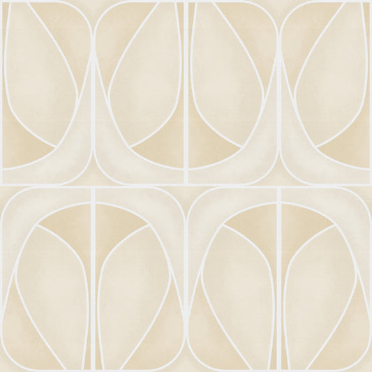 Softy DeÃÄco Geometries -  Sand Charm Wallpaper‚Å†