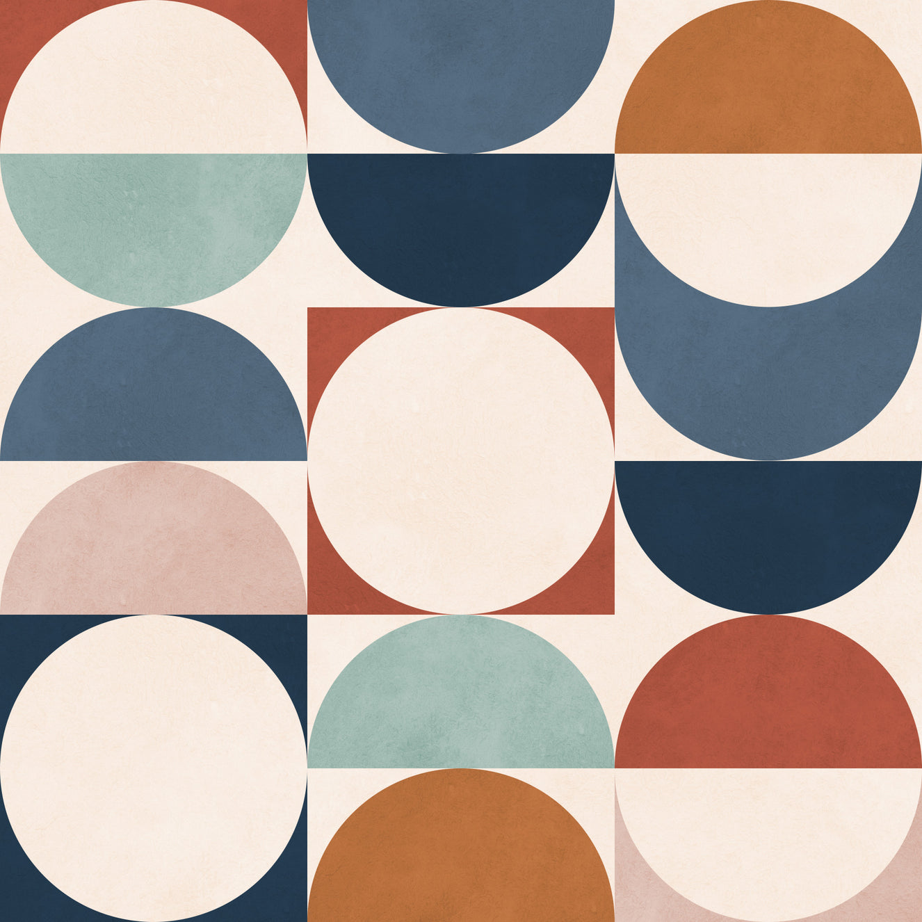 Color Block Eclipse Wallpaper⁠