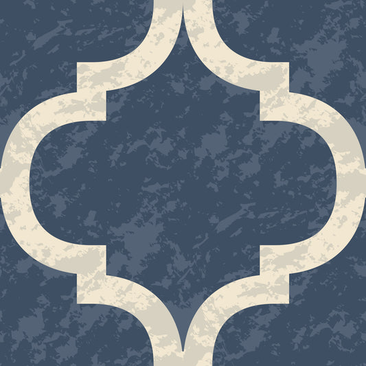 Moroccan Ogee - Twilight Blue Wallpaper‚Å†