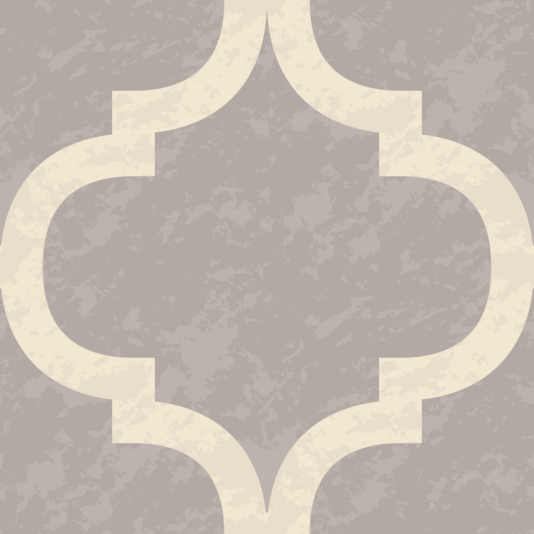Moroccan Ogee - Stone Grey Wallpaper⁠
