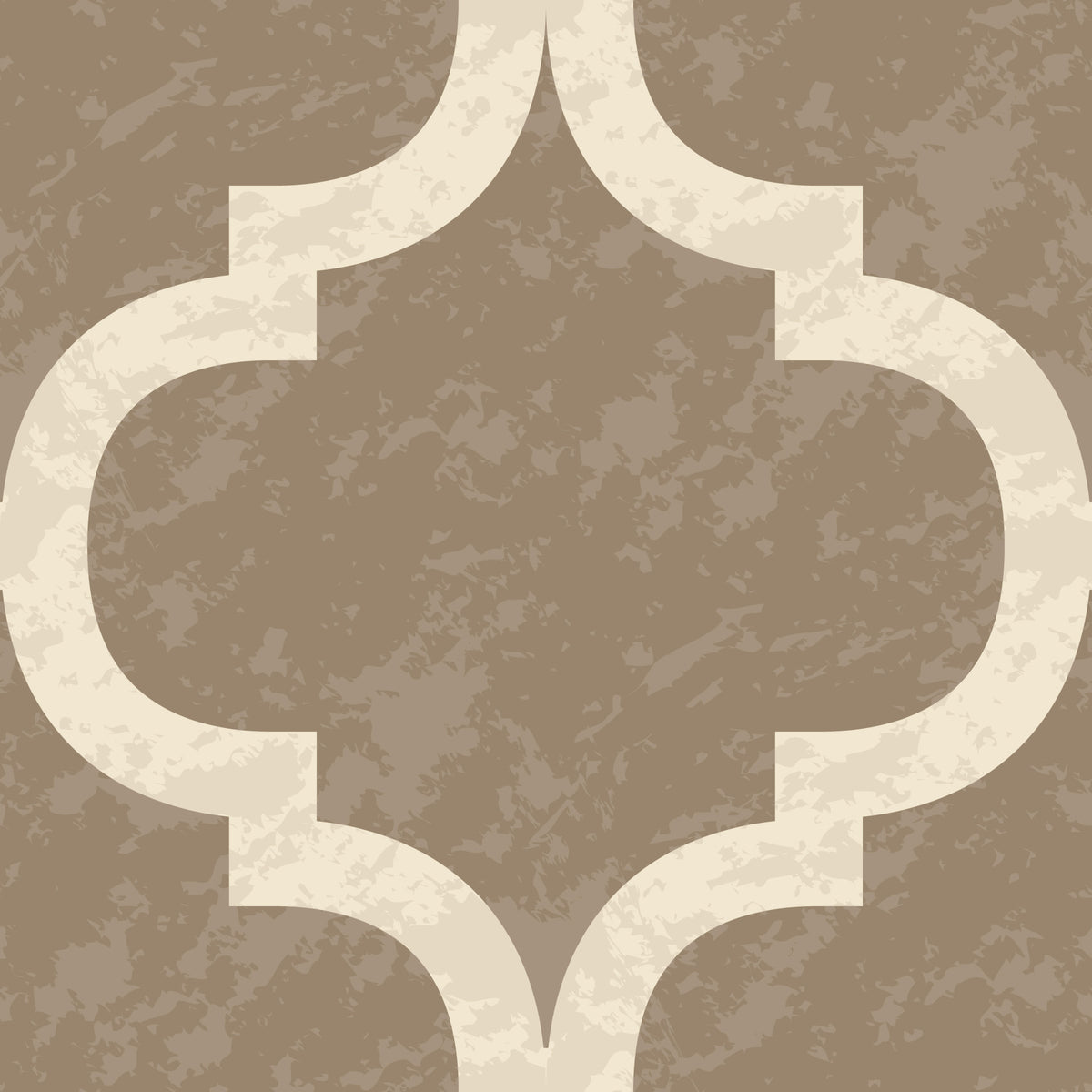 Moroccan Ogee - Burnished Brass Wallpaper‚Å† in your room — zoomed