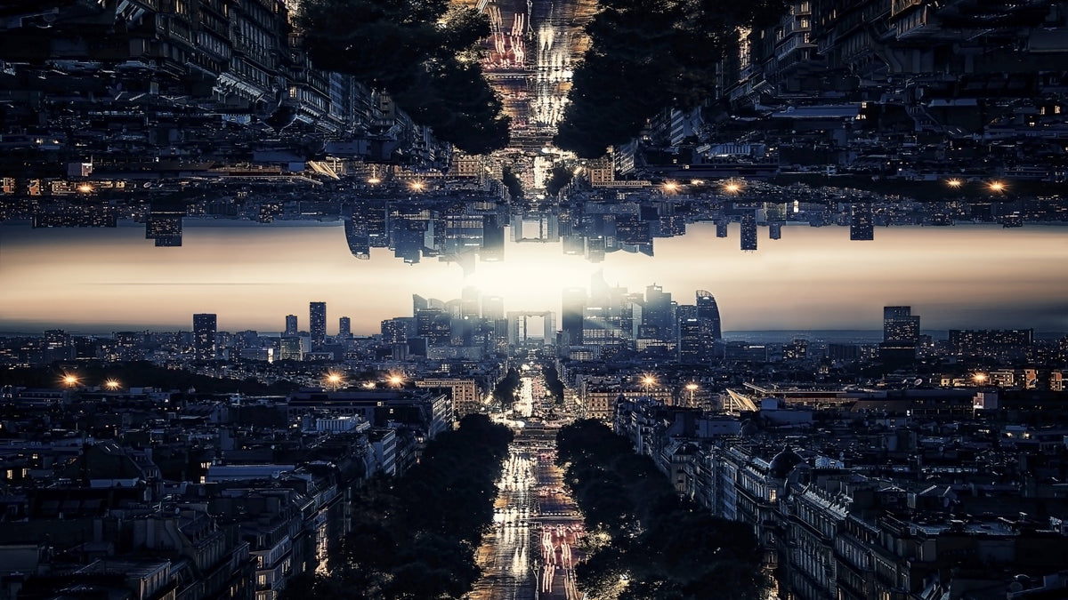 Parallel Universe Wall Mural in your room — zoomed