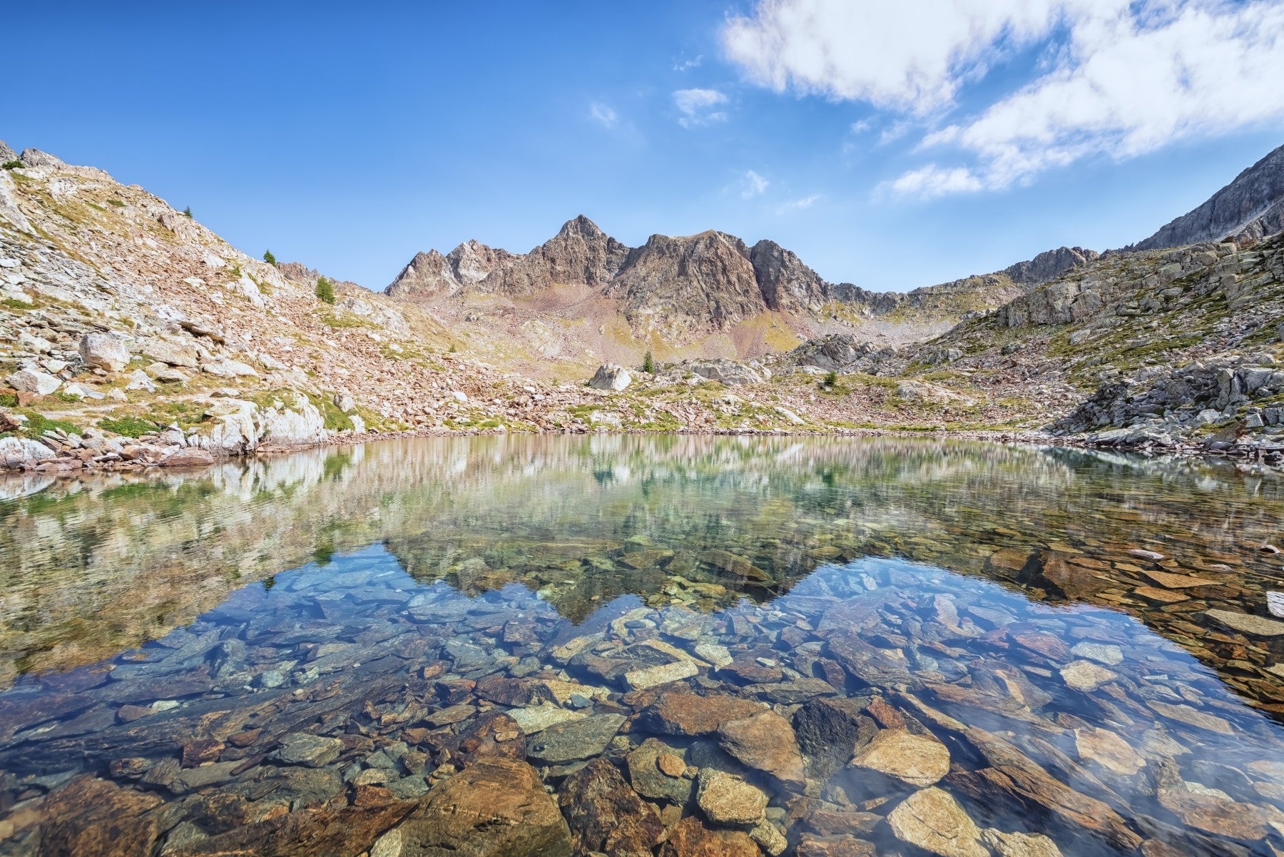 Mountain Lake Serenity Wall Mural