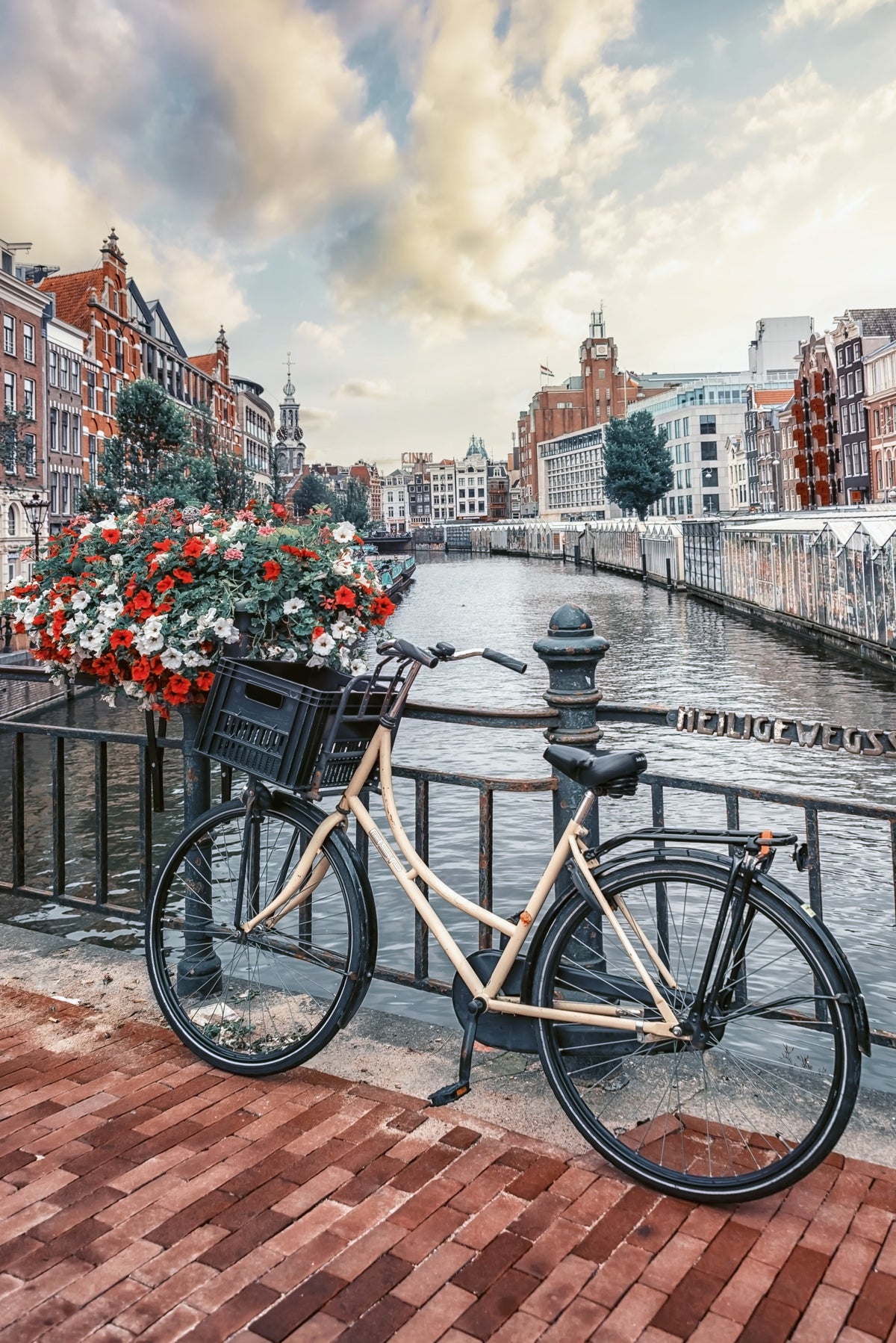 Amsterdam Canal Ride Wall Mural in your room
