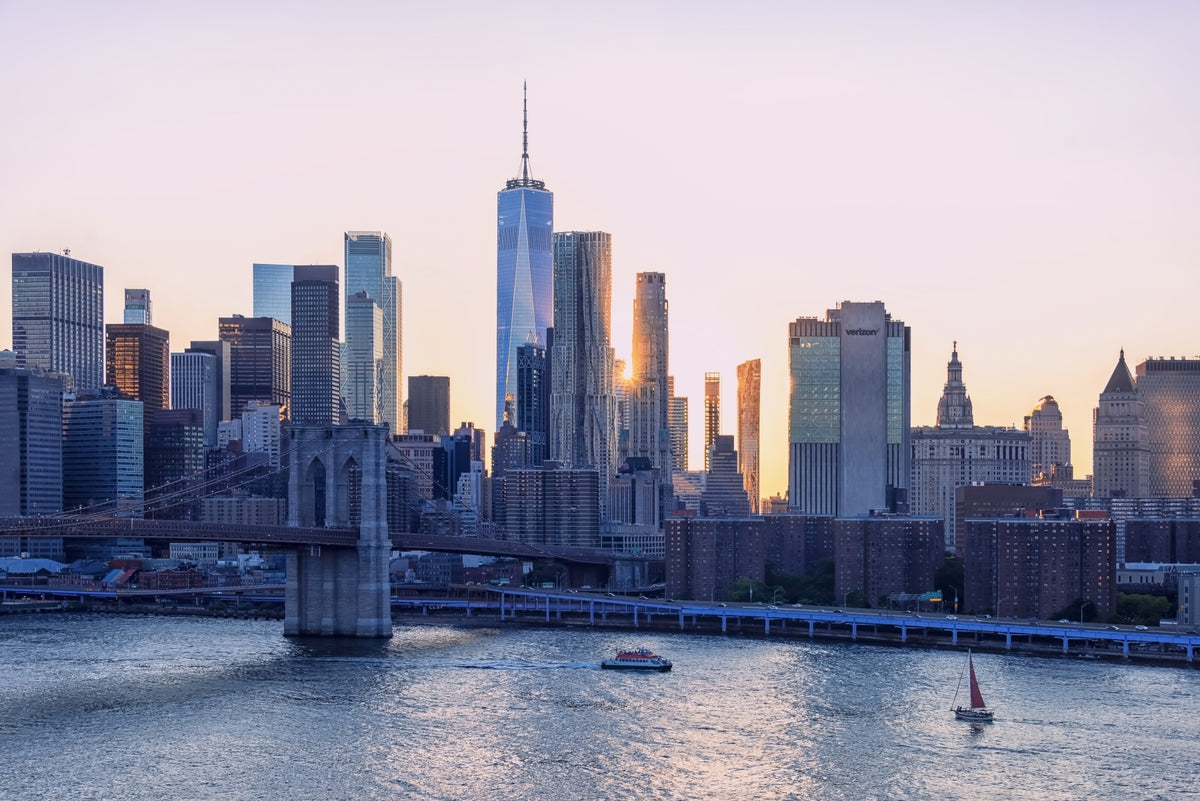 NYC Skyline Dream Wall Mural in your room — zoomed