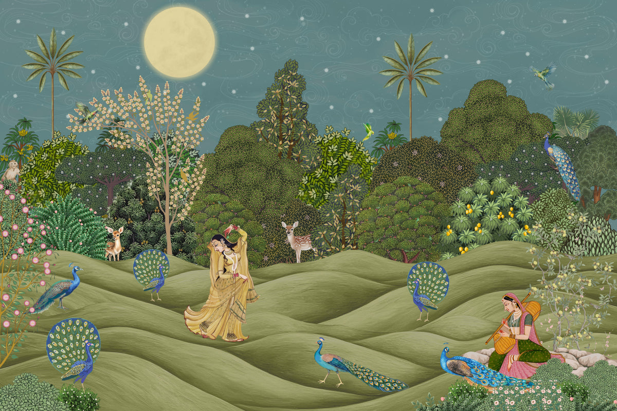 Purnima Paradise Wall Mural in your room