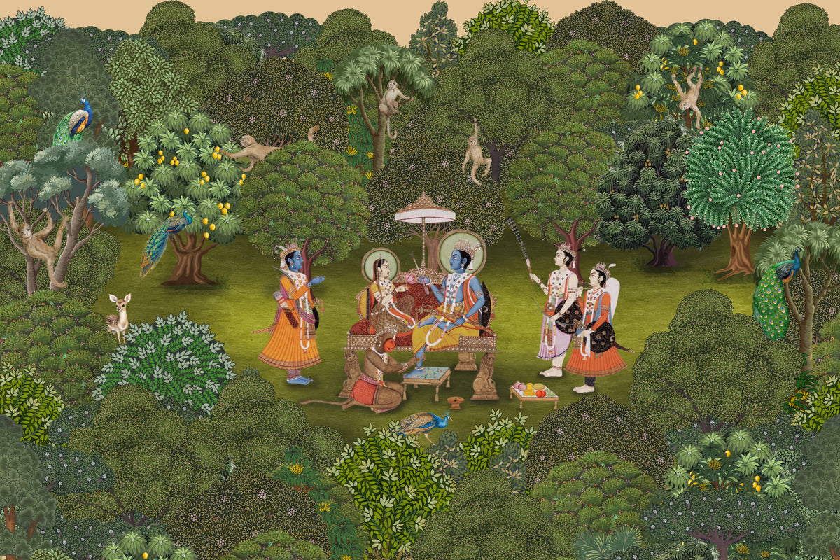 Panchavati Vihar Wall Mural in your room — zoomed