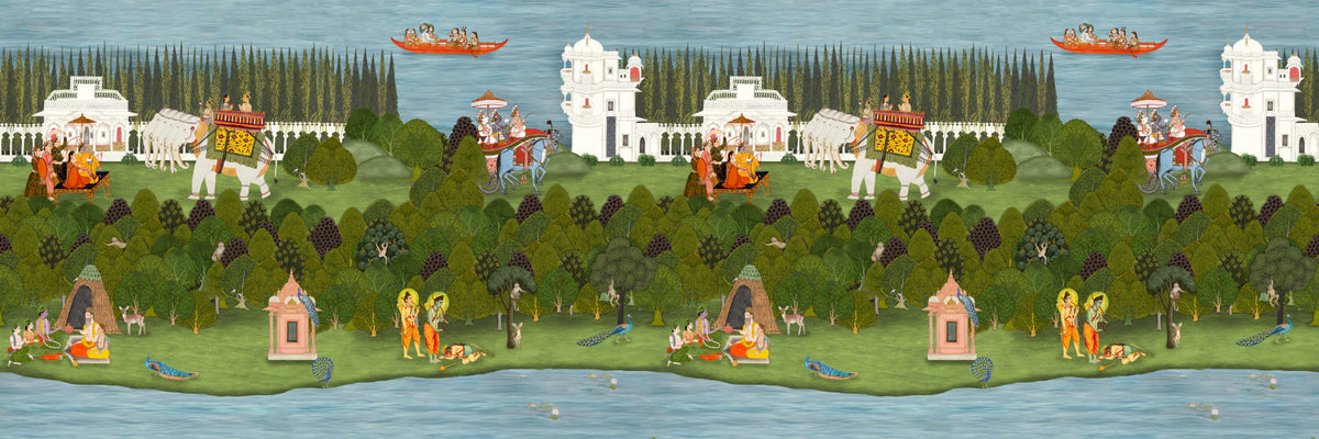 Rishikesh Retreat Wall Mural in your room