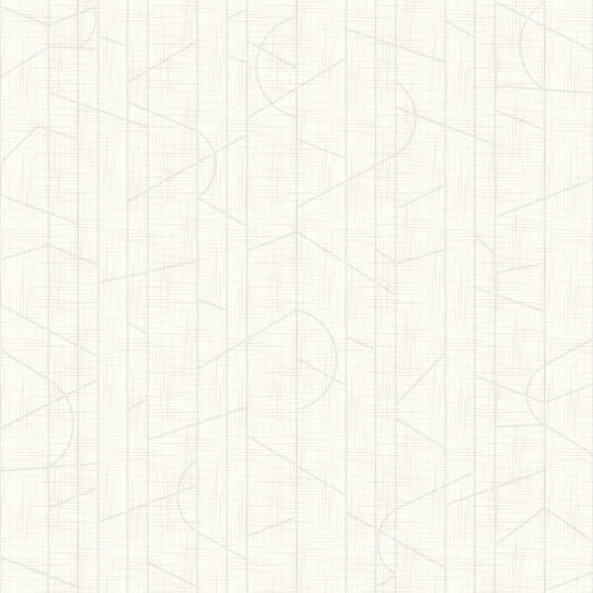 Elegant Lines Decor -  Bright Cloud Dancer Wallpaper‚Å†