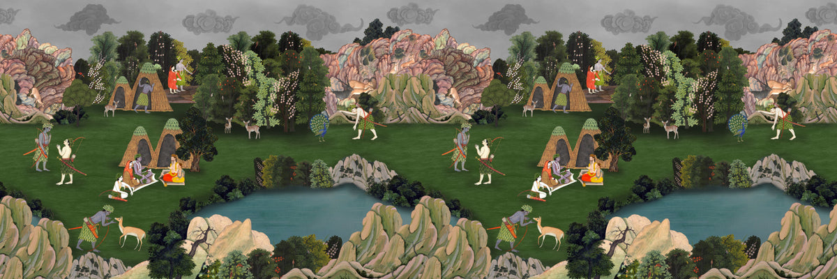 Forest of Ancient Tales Wall Mural in your room — zoomed