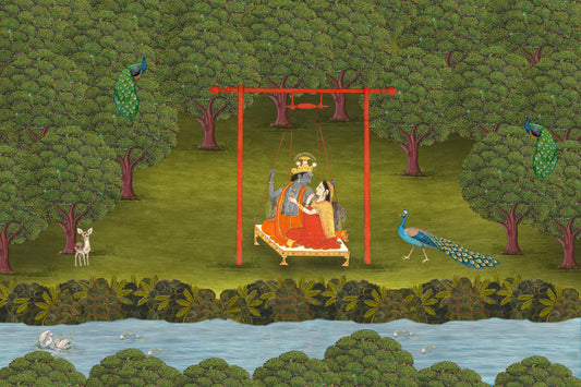 Divine Swing Serenity Wall Mural